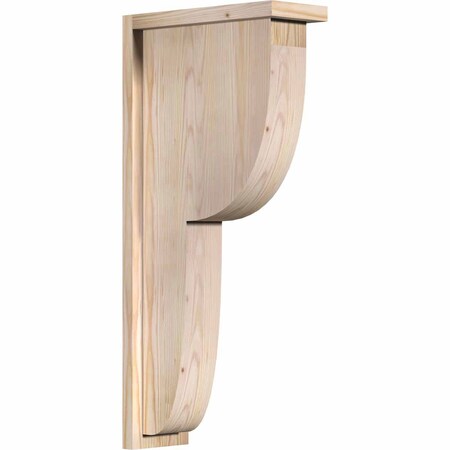 Ekena Millwork Crestline Smooth Corbel w/Backplate, Douglas Fir, 5 1/2"W x 14"D x 30"H COR06X14X30CRE01SDF
